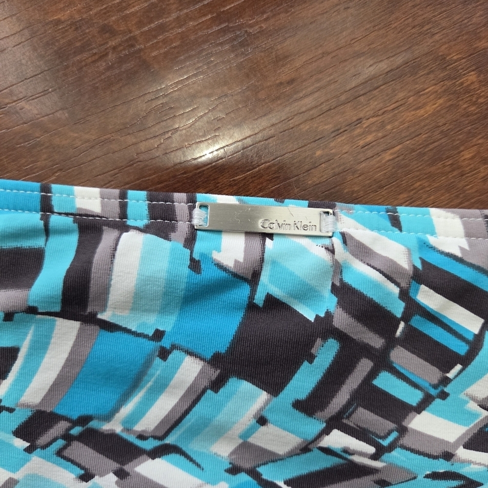Calvin Klein Swimwear Two-piece Geometric Print Bikini Swimsuit Set Size Medium - Picture 5 of 10